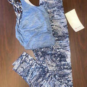 Women's Lululemon Tank Top and Leggings Set